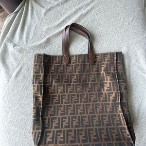 Fendi Zucca Logo Tote